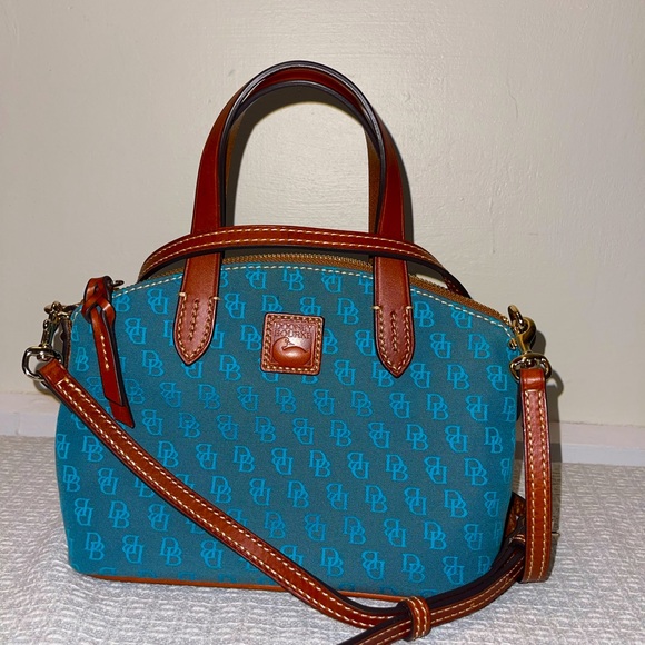 Dooney & Bourke Bags Dooney Bourke Ruby Satchel In Teal Nwot Poshmark